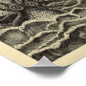  Octopus Ship Art-afdrukken Poster (Hoek)