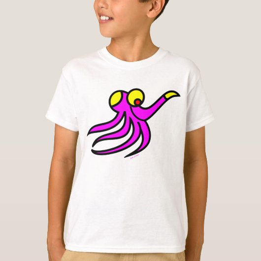 octopus-shirt t-shirt (Voorkant)