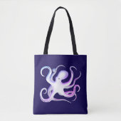 Octopus Silhouette Art Tote Bag (Voorkant)