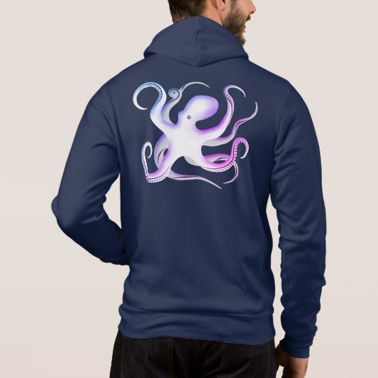 Octopus Silhouette Hoodie (Achterkant)