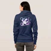 Octopus Silhouette Hoodie (Achterkant volledig)