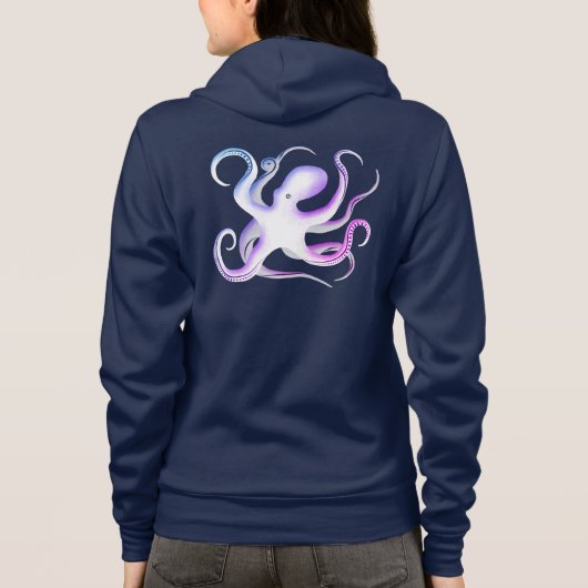 Octopus Silhouette Hoodie (Achterkant)