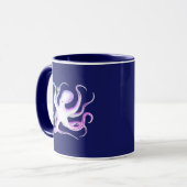 Octopus Silhouette Mok (Voorkant links)