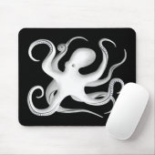 Octopus Silhouette Muismat (Met muis)