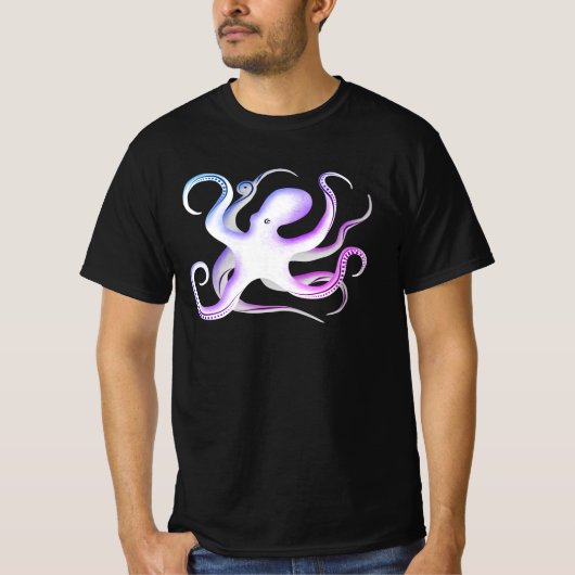 Octopus Silhouette T-shirt (Voorkant)