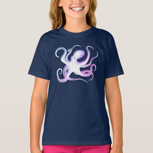 Octopus Silhouette T-shirt (Voorkant)