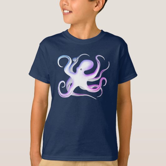 Octopus Silhouette T-shirt (Voorkant)