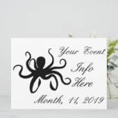 Octopus Silhouette Thunder_Cove (Staand voorkant)