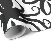 Octopus Silhouette Thunder_Cove Classic Cadeaupapier (Rol Hoek)