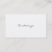 Octopus Silhouette Thunder_Cove Classic Visitekaartje (Achterkant)