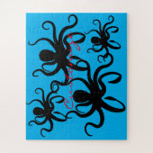 Octopus Silhouette Thunder_Cove Legpuzzel (Verticaal)
