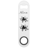 Octopus Silhouette Thunder_Cove Speed Flessenopener (Voorkant)
