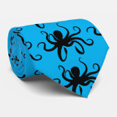 Octopus Silhouette Thunder_Cove Stropdas (Opgerold)