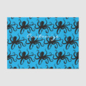 Octopus Silhouette Thunder_Cove Tissuepapier (Voorkant)