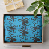 Octopus Silhouette Thunder_Cove Tissuepapier (Geschenk)