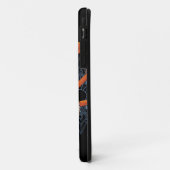 Octopus Sinaasappel Mandala Blauw Case-Mate iPhone Case (Achterkant/links)