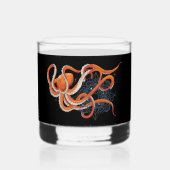 Octopus Sinaasappel Mandalla Blauw Whisky Glas