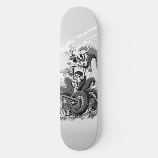 Octopus Skateboards - Black Outdoorgear (Voorkant)