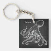 Octopus Sketch Sleutelhanger (Voorkant)