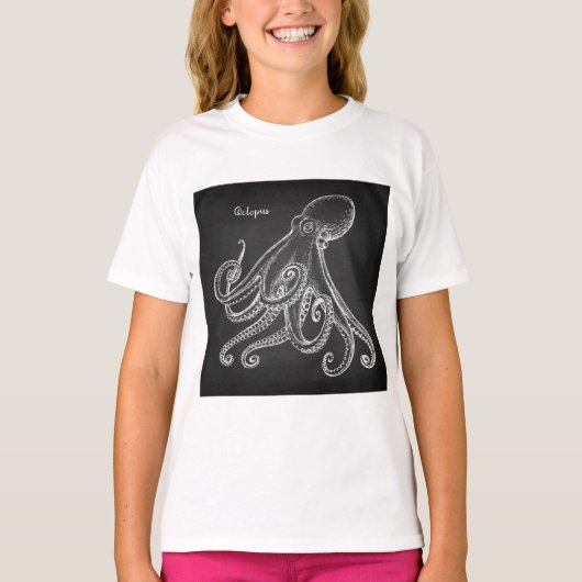 Octopus Sketch T-shirt (Voorkant)