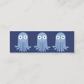 Octopus - Skinny Mini Visitekaartje (Achterkant)