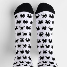 Octopus Socks - B&W - Unisex Sokken