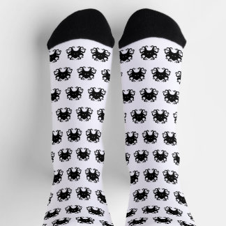 Octopus Socks - B&W - Unisex Sokken