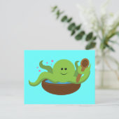 Octopus Soup Briefkaart (Staand voorkant)