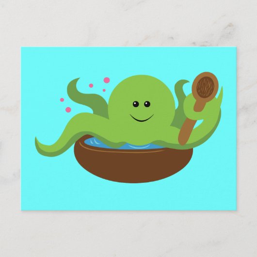 Octopus Soup Briefkaart (Voorkant)