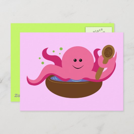 Octopus Soup Briefkaart (Voorkant / Achterkant)