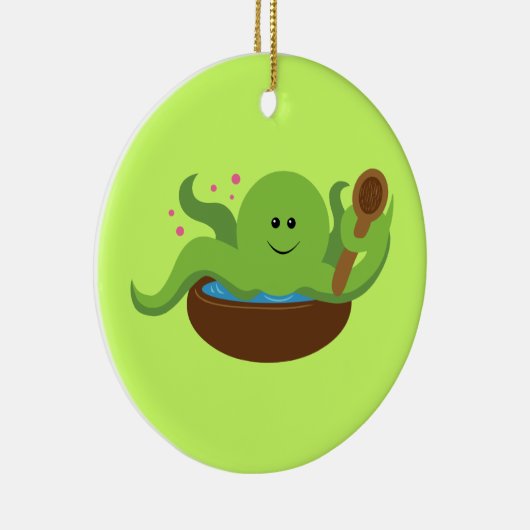 Octopus Soup Keramisch Ornament (Rechts)