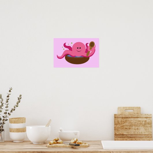 Octopus Soup Poster (Keuken)