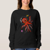 Octopus Space Astronaut Cosmic Science Fiction Trui (Voorkant)