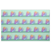 Octopus speldrums stof (Fat Quarter)