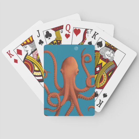Octopus-spelkaarten Pokerkaarten (Achterkant)