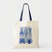 Octopus & Squid Blue Tote Bag (Voorkant)