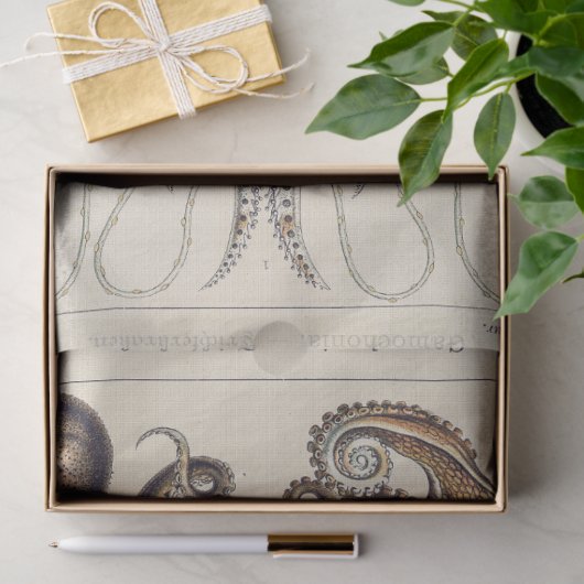 Octopus Squid Gamochonia Decoupage tissuepapier (Geschenk)