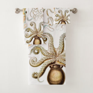 Octopus Squid, Gamochonia door Ernst Haeckel Bad Handdoek