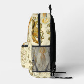  Octopus Squid Gamochonia door Ernst Haeckel Bedrukte Rugzak (Rechts)