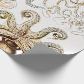 Octopus Squid, Gamochonia door Ernst Haeckel Cadeaupapier (Hoek)