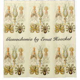 Octopus Squid Gamochonia door Ernst Haeckel Douchegordijn