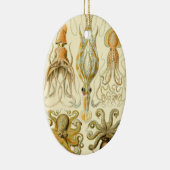  Octopus Squid Gamochonia door Ernst Haeckel Keramisch Ornament (Rechts)