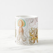 Octopus Squid, Gamochonia door Ernst Haeckel Koffiemok (Center)