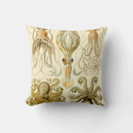 Octopus Squid Gamochonia door Ernst Haeckel Kussen