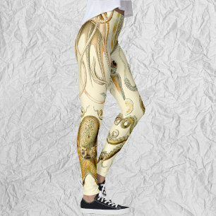 Octopus Squid Gamochonia door Ernst Haeckel Leggings
