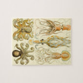  Octopus Squid Gamochonia door Ernst Haeckel Legpuzzel (Horizontaal)