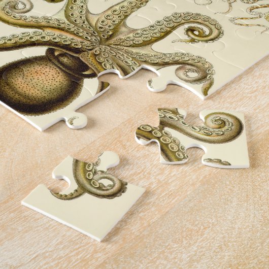Octopus Squid Gamochonia door Ernst Haeckel Legpuzzel (Zijkant)