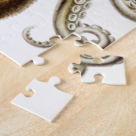 Octopus Squid, Gamochonia door Ernst Haeckel Legpuzzel (Zijkant)
