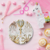 Octopus Squid, Gamochonia door Ernst Haeckel Papieren Bordje (Feest)