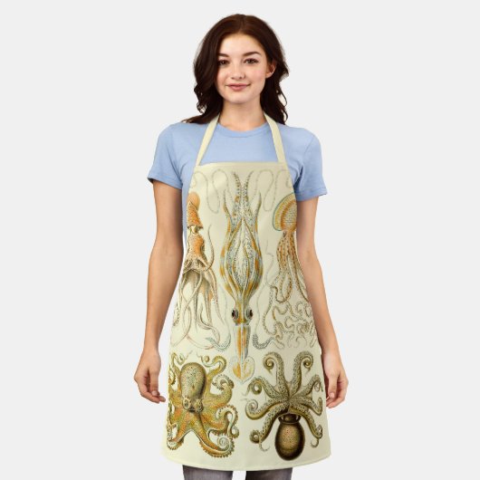 Octopus Squid Gamochonia door Ernst Haeckel Schort (Gedragen)